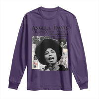 Angela Davis Long Sleeve Shirt Raise Your Voice Revolutionary Power Liberation - Wonder Print Shop