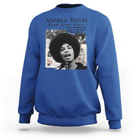 Angela Davis Sweatshirt Raise Your Voice Revolutionary Power Liberation - Wonder Print Shop
