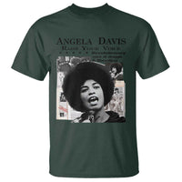 Angela Davis T Shirt Raise Your Voice Revolutionary Power Liberation - Wonder Print Shop