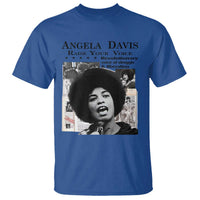 Angela Davis T Shirt Raise Your Voice Revolutionary Power Liberation - Wonder Print Shop
