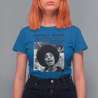 Angela Davis T Shirt For Women Raise Your Voice Revolutionary Power Liberation - Wonder Print Shop