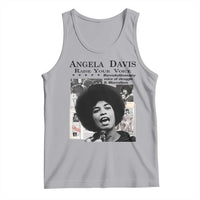 Angela Davis Tank Top Raise Your Voice Revolutionary Power Liberation - Wonder Print Shop
