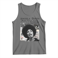 Angela Davis Tank Top Raise Your Voice Revolutionary Power Liberation - Wonder Print Shop