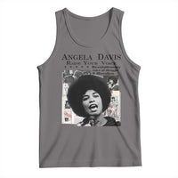 Angela Davis Tank Top Raise Your Voice Revolutionary Power Liberation - Wonder Print Shop
