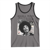 Angela Davis Tank Top Raise Your Voice Revolutionary Power Liberation - Wonder Print Shop