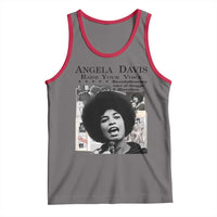 Angela Davis Tank Top Raise Your Voice Revolutionary Power Liberation - Wonder Print Shop