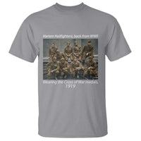 Harlem Hellfighters 1919 WWII Heroes T Shirt Cross of War Medal Tribute African American Black History - Wonder Print Shop