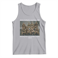 Harlem Hellfighters 1919 WWII Heroes Tank Top Cross of War Medal Tribute African American Black History - Wonder Print Shop