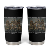 Harlem Hellfighters 1919 WWII Heroes Tumbler Cup Cross of War Medal Tribute African American Black History - Wonder Print Shop