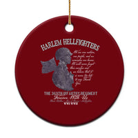 Harlem Hellfighters Tribute Ceramic Ornament 369th Infantry Regiment Military Soldiers Vintage - Wonder Print Shop