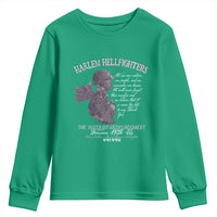 Harlem Hellfighters Tribute Youth Sweatshirt 369th Infantry Regiment Military Soldiers Vintage - Wonder Print Shop