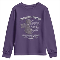 Harlem Hellfighters Tribute Youth Sweatshirt 369th Infantry Regiment Military Soldiers Vintage - Wonder Print Shop