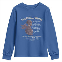 Harlem Hellfighters Tribute Youth Sweatshirt 369th Infantry Regiment Military Soldiers Vintage - Wonder Print Shop