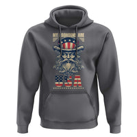 Uncle Sam Hoodie My Pronouns Are USA - Wonder Print Shop