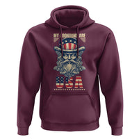 Uncle Sam Hoodie My Pronouns Are USA - Wonder Print Shop