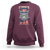 Uncle Sam Sweatshirt My Pronouns Are USA - Wonder Print Shop