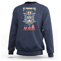 Uncle Sam Sweatshirt My Pronouns Are USA - Wonder Print Shop
