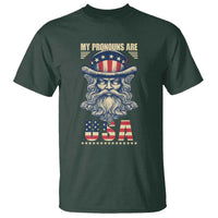 Uncle Sam T Shirt My Pronouns Are USA - Wonder Print Shop