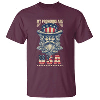 Uncle Sam T Shirt My Pronouns Are USA - Wonder Print Shop