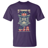 Uncle Sam T Shirt My Pronouns Are USA - Wonder Print Shop