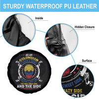 Colombian Skull Spare Tire Cover I Have 3 Sides The Quiet And Sweet Side, The Fun And Crazy Side And The Side You Never Want To See