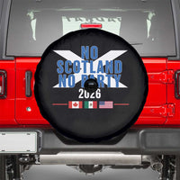 No Scotland No Party 2026 Saltire Flag Spare Tire Cover Game Day Soccer Fans Football Tournament