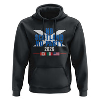No Scotland No Party 2026 Saltire Flag Hoodie Game Day Soccer Fans Football Tournament