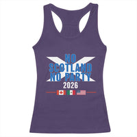 No Scotland No Party 2026 Saltire Flag Racerback Tank Top Game Day Soccer Fans Football Tournament