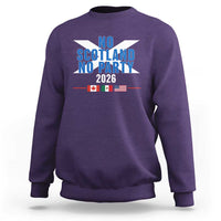 No Scotland No Party 2026 Saltire Flag Sweatshirt Game Day Soccer Fans Football Tournament