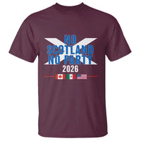 No Scotland No Party 2026 Saltire Flag T Shirt Game Day Soccer Fans Football Tournament