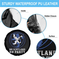 No Scotland No Party Distressed Shield Saltire Cross Spare Tire Cover Vintage Football Fans Game Day