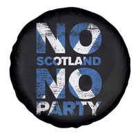 No Scotland No Party Saltire Flag Spare Tire Cover Football Fans Soccer Tournament Sports Lover