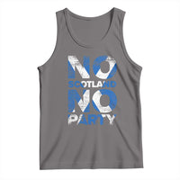 No Scotland No Party Saltire Flag Tank Top Football Fans Soccer Tournament Sports Lover