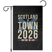 Scotland in Town 2026 Football Fans Garden Flag Soccer Tournament North American Sports Lovers