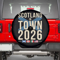 Scotland in Town 2026 Football Fans Spare Tire Cover Soccer Tournament North American Sports Lovers