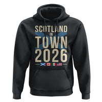 Scotland in Town 2026 Football Fans Hoodie Soccer Tournament North American Sports Lovers