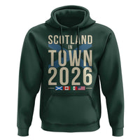Scotland in Town 2026 Football Fans Hoodie Soccer Tournament North American Sports Lovers