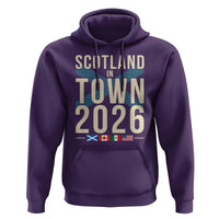 Scotland in Town 2026 Football Fans Hoodie Soccer Tournament North American Sports Lovers