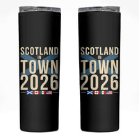 Scotland in Town 2026 Football Fans Skinny Tumbler Soccer Tournament North American Sports Lovers