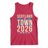 Scotland in Town 2026 Football Fans Tank Top Soccer Tournament North American Sports Lovers