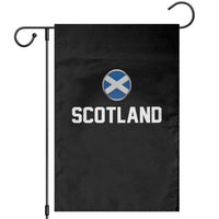 Scotland Round Saltire Flag Emblem Garden Flag Classic Varsity Typography Sports Fans