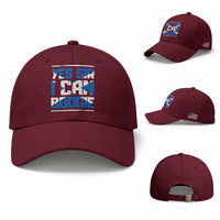 Funny Scottish Anthem Fan Saltire Flag Baseball Cap Yes Sir I Can Boogie Sports Style Scotland Football Supporters