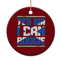 Funny Scottish Anthem Fan Saltire Flag Ceramic Ornament Yes Sir I Can Boogie Sports Style Scotland Football Supporters