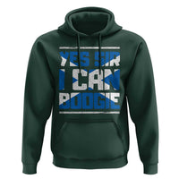 Funny Scottish Anthem Fan Saltire Flag Hoodie Yes Sir I Can Boogie Sports Style Scotland Football Supporters