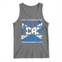 Funny Scottish Anthem Fan Saltire Flag Tank Top Yes Sir I Can Boogie Sports Style Scotland Football Supporters