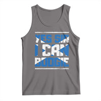 Funny Scottish Anthem Fan Saltire Flag Tank Top Yes Sir I Can Boogie Sports Style Scotland Football Supporters