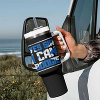 Funny Scottish Anthem Fan Saltire Flag Tumbler With Handle Yes Sir I Can Boogie Sports Style Scotland Football Supporters