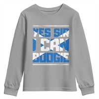 Funny Scottish Anthem Fan Saltire Flag Youth Sweatshirt Yes Sir I Can Boogie Sports Style Scotland Football Supporters