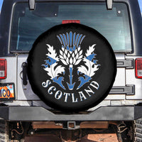 Scotland Thistle Floral Emblem Spare Tire Cover Stylized Gothic Heraldry Scottish Heritage Pride