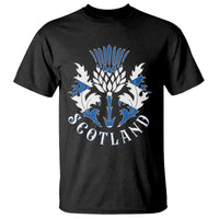 Scotland Thistle Floral Emblem T Shirt Stylized Gothic Heraldry Scottish Heritage Pride